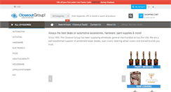 Desktop Screenshot of closeoutgroup.net