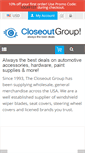 Mobile Screenshot of closeoutgroup.net